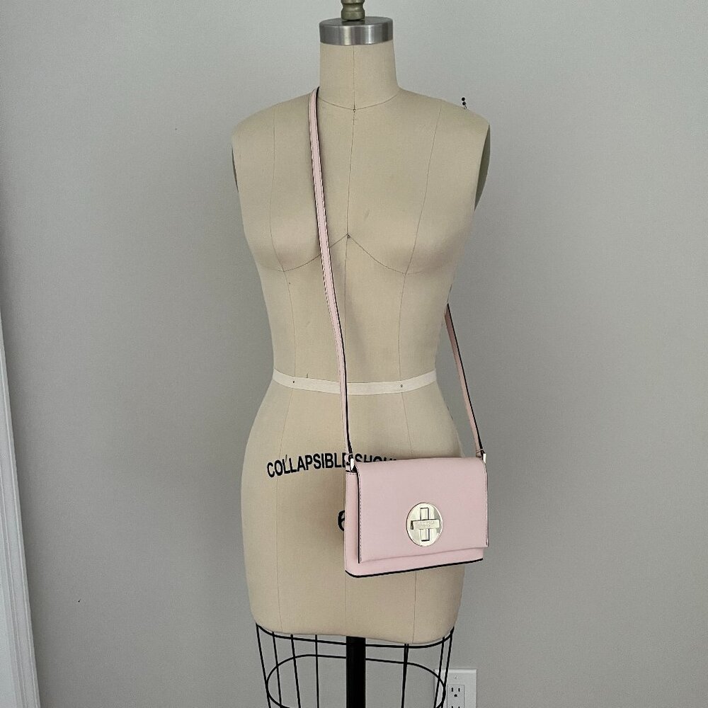 Kate Spade Newbury Lane Sally Crossbody Purse Bag Pink Barbiecore Chic